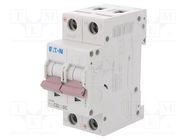 Circuit breaker; 230/400VAC; 250VDC; Inom: 32A; Poles: 2; Charact: C EATON ELECTRIC