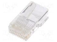 Connector: RJ50; plug; PIN: 10; 10p10c; for cable; IDC,crimped ENCITECH