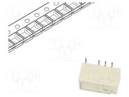 Relay: electromagnetic; DPDT; Ucoil: 5VDC; 2A; 0.3A/125VAC; SMT FUJITSU