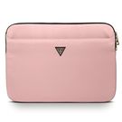 Guess Nylon Triangle Logo case for a 13&quot; laptop - pink, Guess