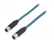 Cable: for sensors/automation; PIN: 8; female; X code-ProfiNET BULGIN