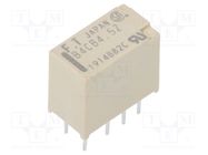 Relay: electromagnetic; DPDT; Ucoil: 4.5VDC; 2A; 0.3A/125VAC; THT FUJITSU