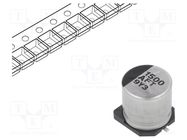 Capacitor: electrolytic; low ESR; SMD; 1500uF; 10VDC; Ø10x10.2mm PANASONIC