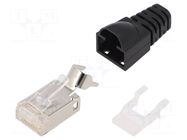 Connector: RJ45; plug; PIN: 8; Cat: 6a,Class EA; shielded; 8p8c; IP20 WEIDMÜLLER