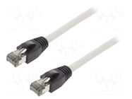 Patch cord; RJ45 plug,both sides; S/FTP; Cat 8.1; stranded; Cu LOGILINK
