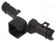 Cable holder; female; PIN: 4; straight; DT DEUTSCH