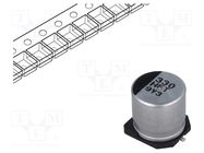 Capacitor: electrolytic; low ESR; SMD; 330uF; 50VDC; Ø10x10.2mm PANASONIC