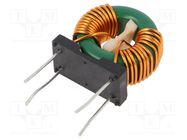 Inductor: wire; THT; 2.2mH; 10A; 10mΩ; 230VAC; 12.7x15mm; -20÷50% FERYSTER