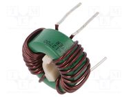 Inductor: wire; THT; 1mH; 18A; 4mΩ; 230VAC; 15x12.5mm; -20÷50%; 10kHz FERYSTER