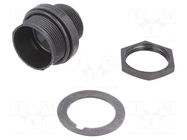 Enclosure for connectors: circular; with protective cap BULGIN