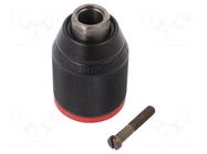 Drill holder; 1.5÷13mm; L: 72.4mm; metal; single sleeve METABO