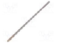 Drill bit; for concrete; Ø: 10mm; L: 310mm; metal; SDS-Plus®; PRO 4 METABO