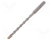 Drill bit; for concrete; Ø: 6.5mm; L: 160mm; metal; SDS-Plus®; PRO 4 METABO