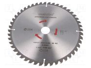 Circular saw; Ø: 254mm; Øhole: 30mm; W: 2.4mm; Teeth: 48; HW/CT; wood METABO