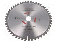 Circular saw; Ø: 254mm; Øhole: 30mm; W: 2.4mm; Teeth: 48; HW/CT; wood 