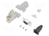 Connector: D-Sub; PIN: 15; plug; female; soldering; for cable; black ENCITECH