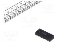 Diode: TVS array; 5V; 2A; 30W; bidirectional; DFN10; Ch: 4; reel,tape TOSHIBA