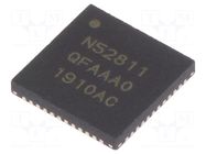 IC: SoC; Bluetooth: 5.1,BLE; 4dBm; I2C,PDM,PWM,QDEC,SPI,UART; SMD NORDIC SEMICONDUCTOR