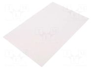 Heat transfer pad: silicone; L: 300mm; W: 200mm; Thk: 0.2mm; 1.5W/mK FISCHER ELEKTRONIK