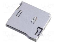 Connector: for cards; microSD; push-push; SMT; gold flash ADAM TECH