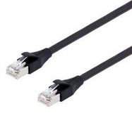 CABLE ASSY, RJ45 PLUG, CAT5E, 19.7"