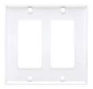 FACEPLATE, DECORA STYLE, ABS, WHITE