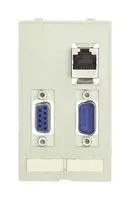 DATA MODULE INSERT, CAT5E, RJ45 DB9 FXM