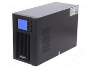 Power supply: UPS; 800W; 1kVA; 230V; 345x145x220mm; 9Ah; Ubatt: 12V QOLTEC