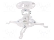 Holder; 13.5kg; Arm len: 150mm; white; Mount.hole diam: 54÷320mm LOGILINK