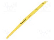 Hacksaw blade; wood,plastic; 300mm; 6teeth/inch; PROFESSIONAL 