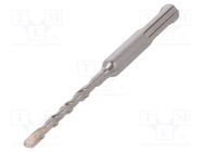 Drill bit; for concrete; Ø: 5.5mm; L: 110mm; metal; SDS-Plus®; PRO 4 METABO