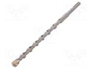 Drill bit; for concrete; Ø: 13mm; L: 260mm; metal; SDS-Plus®; PRO 4 METABO