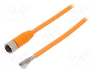 Connection lead; M12; PIN: 5; straight; 10m; plug; 60VAC; 4A; RKTS 