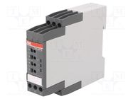 Module: voltage monitoring relay; for DIN rail mounting; DPDT ABB