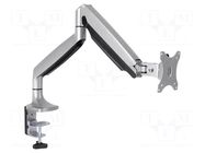 Monitor holder; 9kg; 13÷32"; Arm len: 525mm; for one monitor LOGILINK