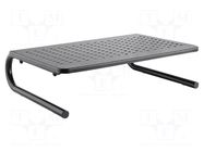 Monitor stand; 20kg; aluminium,plastic,stainless steel LOGILINK