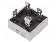 Bridge rectifier: single-phase; Urmax: 200V; If: 15A; Ifsm: 300A YANGJIE TECHNOLOGY