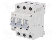 Circuit breaker; 230/400VAC; Inom: 6A; Poles: 3; Charact: B; 6kA EATON ELECTRIC