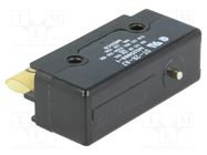 Microswitch SNAP ACTION; 10A/250VAC; 10A/28VDC; without lever 