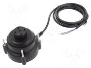 Motor: EC; 1400rpm; 14W; 230VAC; 120mA; Electr.connect: wires; IP65 ELCO
