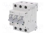 Circuit breaker; 230/400VAC; Inom: 20A; Poles: 3; Charact: B; 6kA EATON ELECTRIC