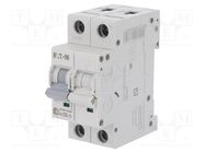 Circuit breaker; 230/400VAC; Inom: 6A; Poles: 1; Charact: C; 6kA EATON ELECTRIC