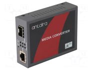 Media converter; GIGA ETHERNET/SFP fiber; Number of ports: 2 ANTAIRA