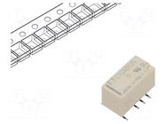 Relay: electromagnetic; DPDT; Ucoil: 12VDC; 2A; 0.3A/125VAC; FTR-C1 FCL Components