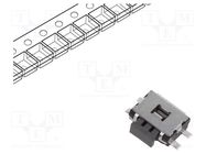 Microswitch TACT; SPST; Pos: 2; 0.05A/12VDC; SMT; none; 1.6N; 1.65mm PANASONIC