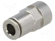 Push-in fitting; straight; -0.95÷20bar; nickel plated brass FESTO