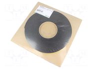 Gasket; rubber; W: 9mm; L: 7m; for enclosures; glued; Spacial SFX SCHNEIDER ELECTRIC