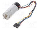 Motor: DC; with encoder,with gearbox; HP; 12VDC; 5.6A; 1030rpm POLOLU