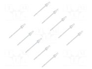 Rivet; 10pcs; OEM: 1571349,164361; L: 7.5mm; Øhead: 5mm ROMIX