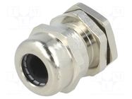Cable gland; PG11; IP68; brass; RRPL; with strain relief RAYCHEM RPG